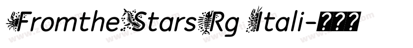 FromtheStarsRg Itali字体转换